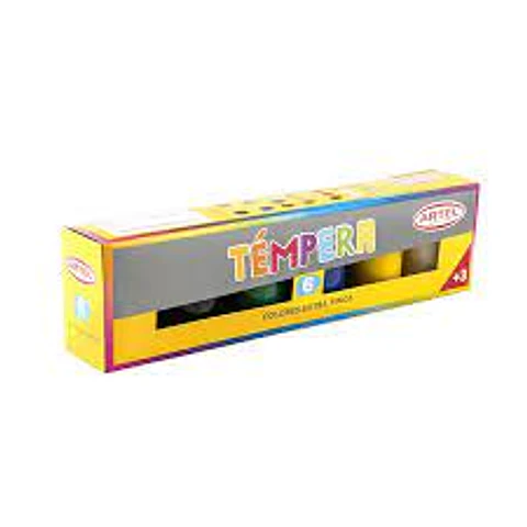 TEMPERA ARTEL 6 COLORES