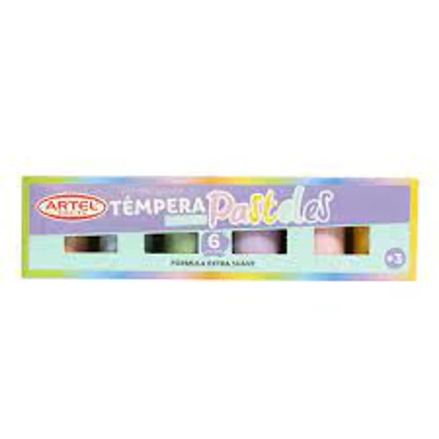 TEMPERA ARTEL PASTELES 6 COL. 1