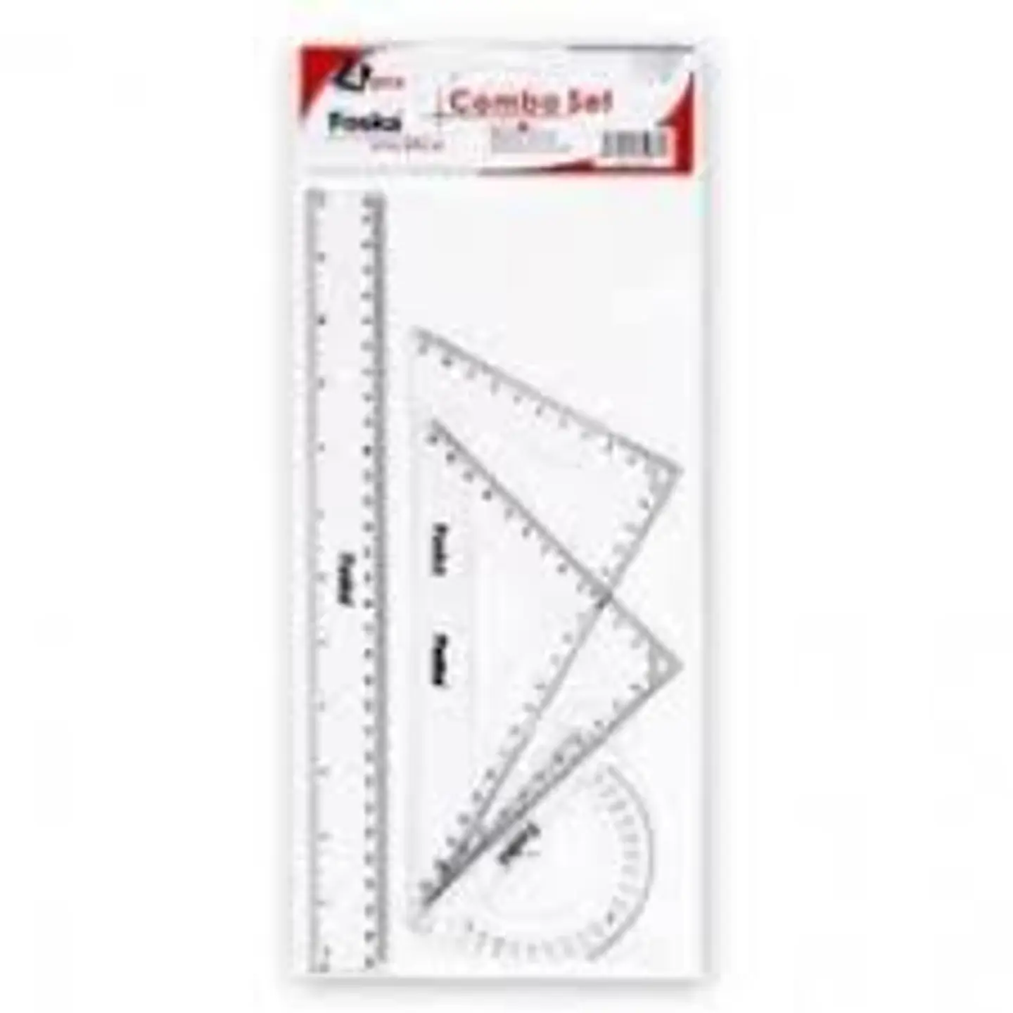 SET REGLAS GEOMETRICAS 30 CM FOSKA 1