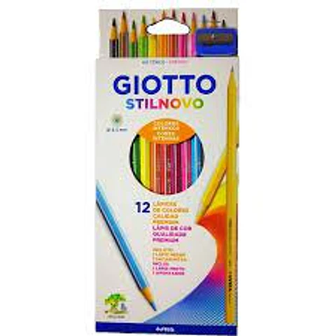 LAPICES DE COLORES GIOTTO HEX 12 COL.STILNOVO