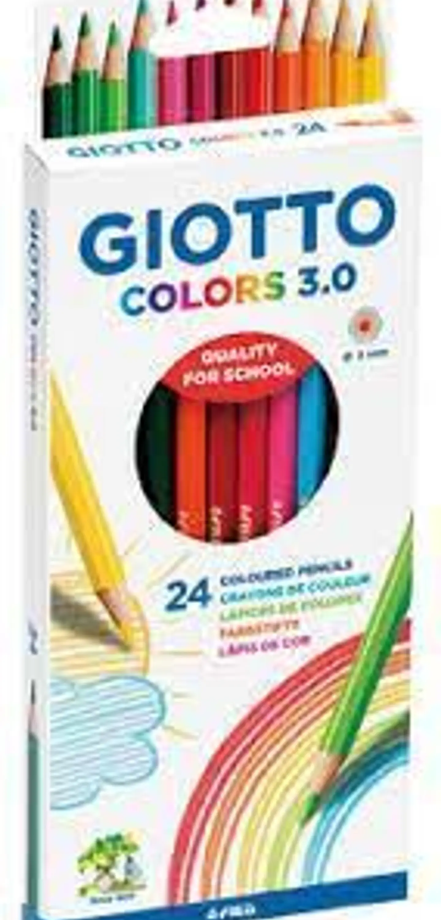 LAPICES DE COLORES GIOTTO 3.0 HEXAGONAL 12 COLORES 1