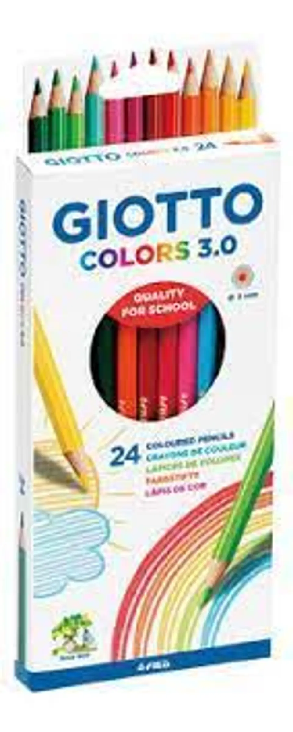 LAPICES DE COLORES GIOTTO 3.0 HEXAGONAL 12 COLORES 1