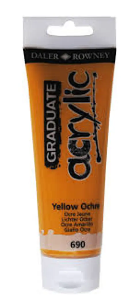 PINTURA ACRILICA YELLOW OCHRE 690  DALER ROWNEY