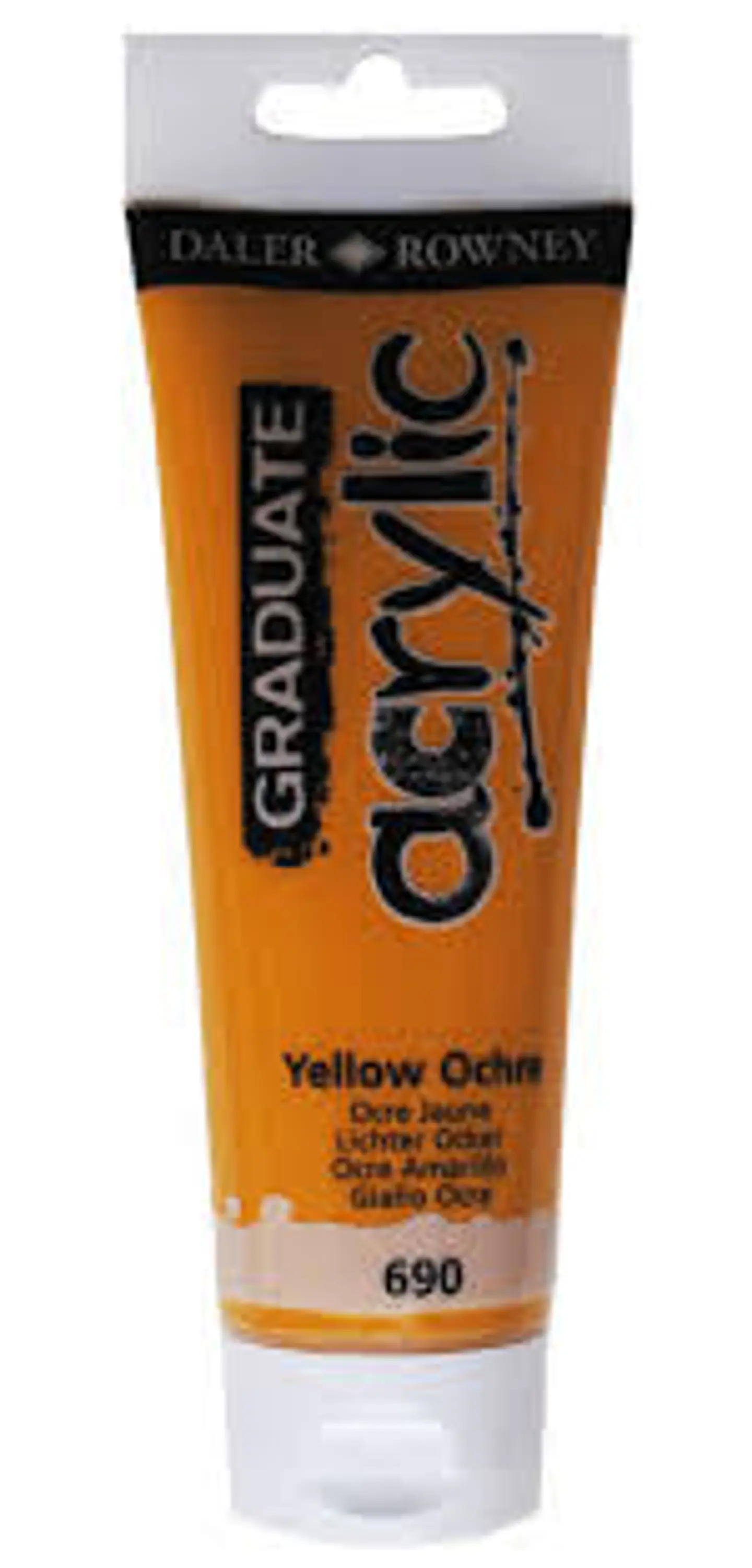 PINTURA ACRILICA YELLOW OCHRE 690  DALER ROWNEY 1