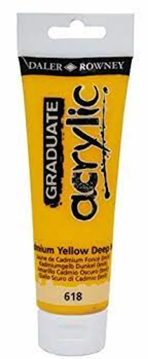 PINTURA ACRILICA CADMIUN YELLOW DEEP HUE 120 ML