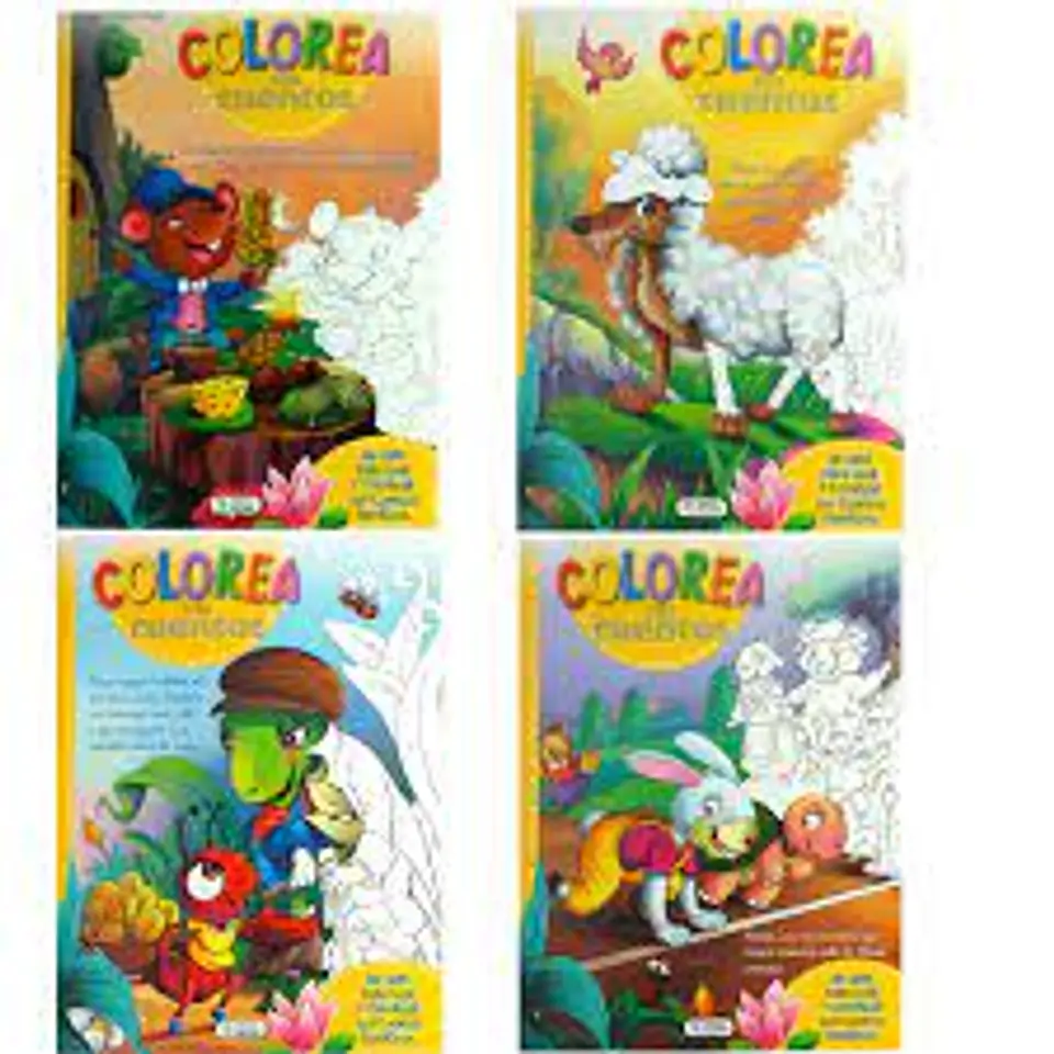 LIBRO COLOREA TUS CUENTOS 1