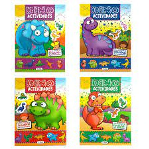 LIBRO PARA COLOREAR DINO ACTIVIDADES