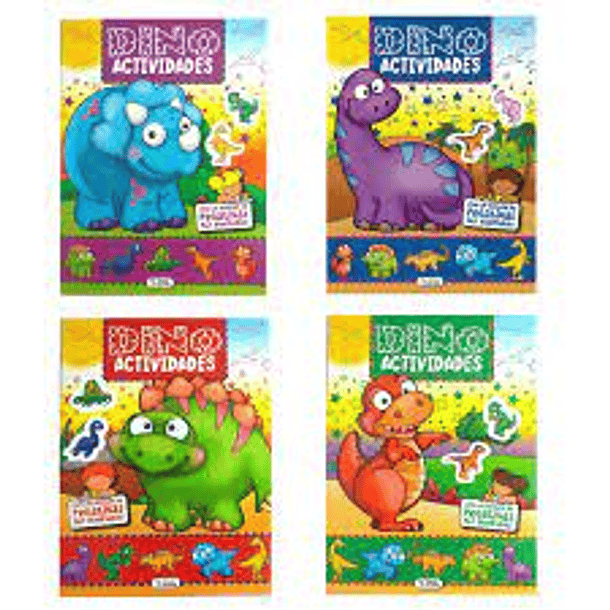 LIBRO PARA COLOREAR DINO ACTIVIDADES