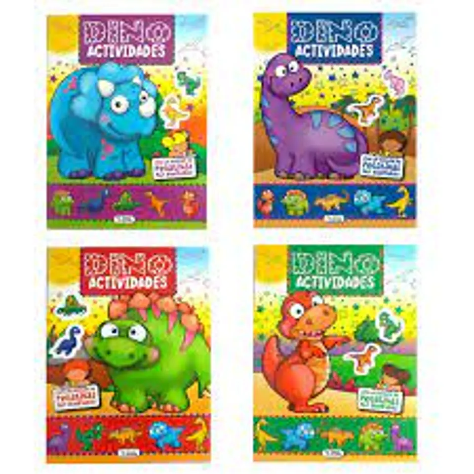 LIBRO PARA COLOREAR DINO ACTIVIDADES 1