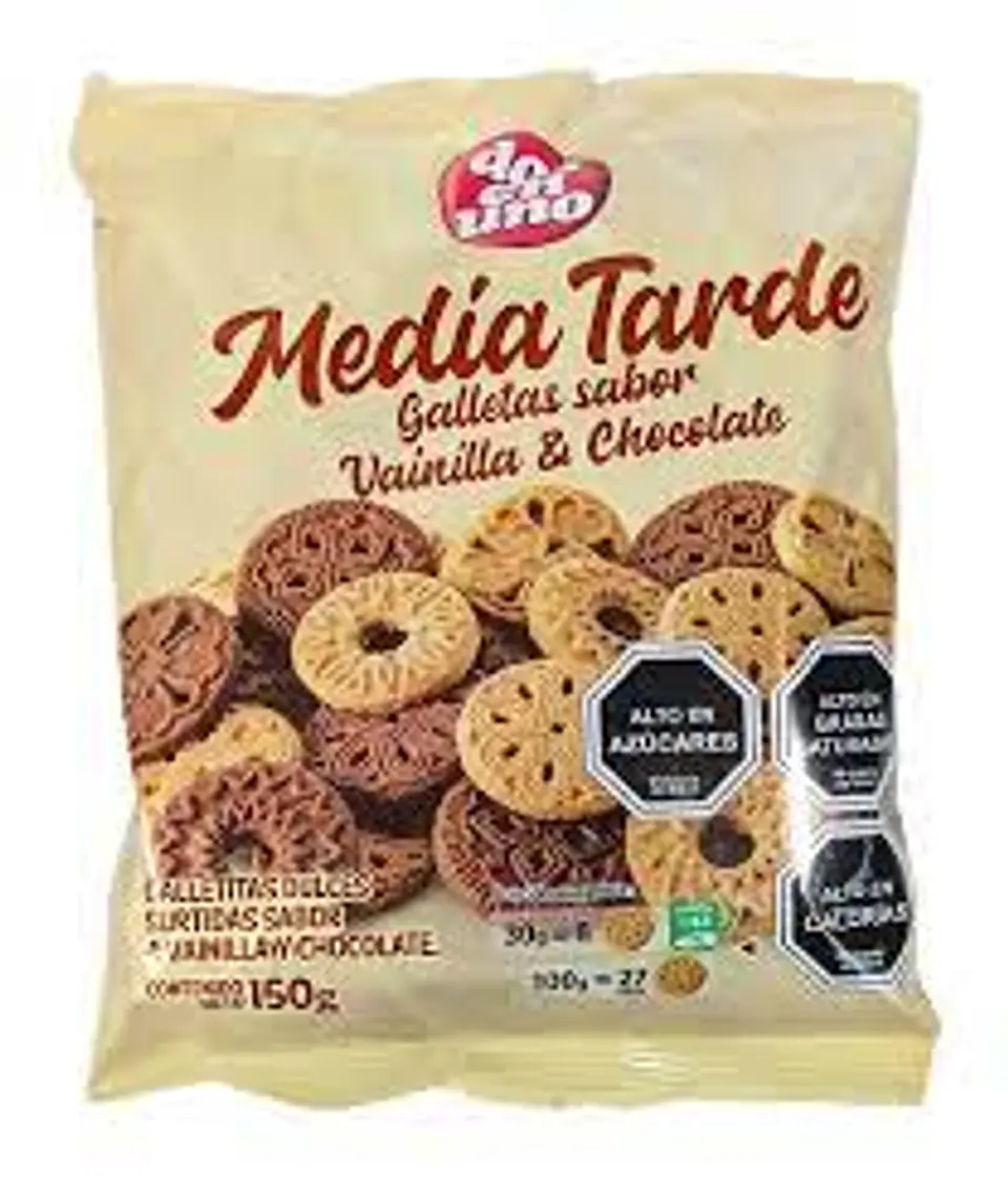GALLETAS MEDIA TARDE DOS EN UNO 150 GRS 1
