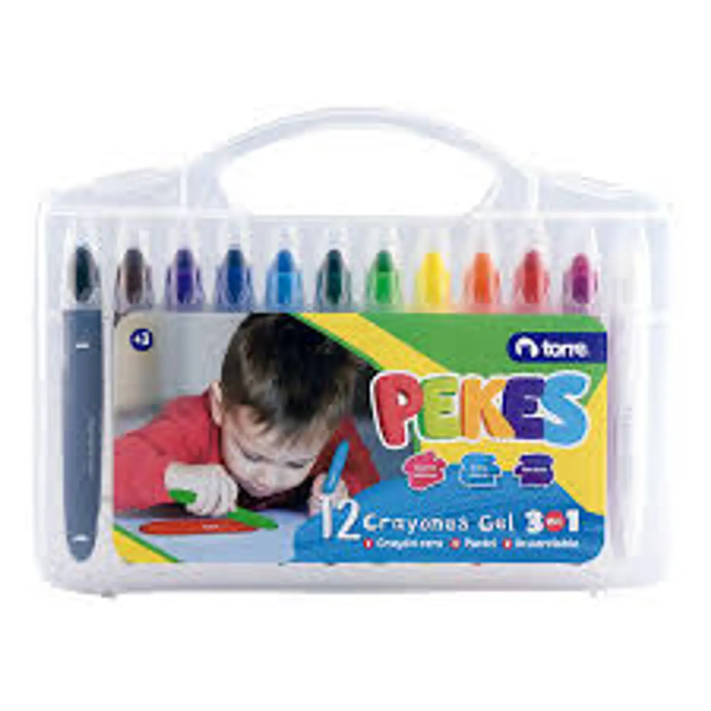 CRAYONES GEL TORRE 12 UD 1