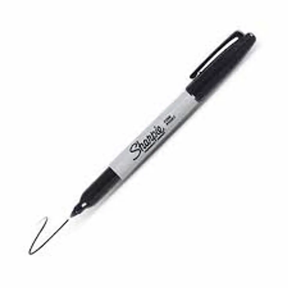 MARCADOR PERMANENTE FINO NEGRO SHARPIE 1