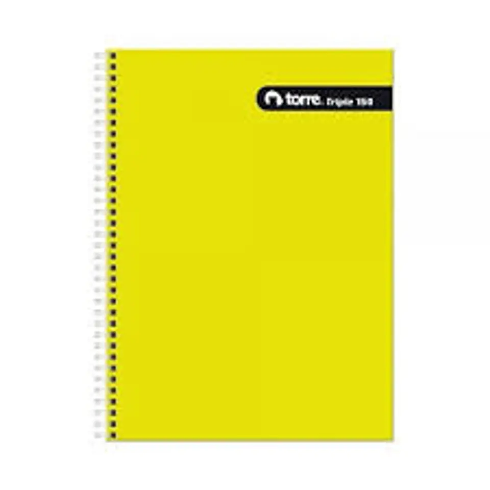 CUADERNO UNIVERSITARIO 7/M TRIPLE TORRE LISO OFICIO  150 HJS 1