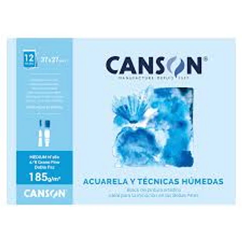 BLOCK  MÉDIUM ARTISTICO 185 g/m  CANSON