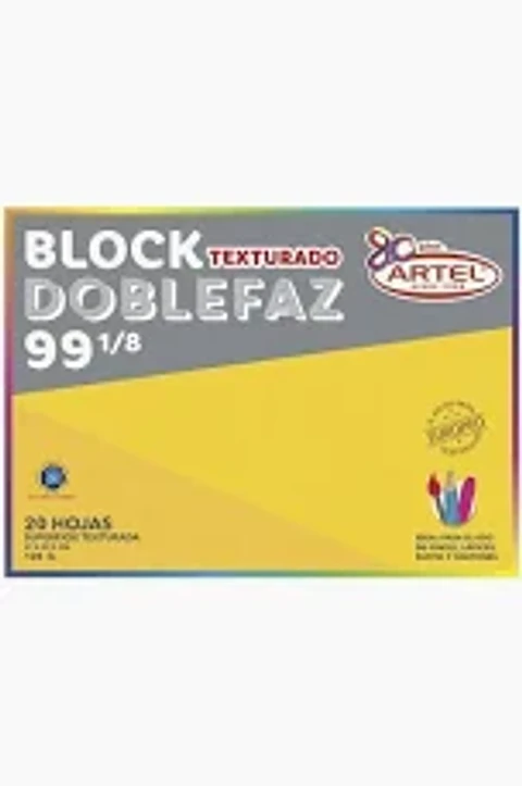 BLOCK DOBLE FAZ 99 1/8 20 HOJAS ARTEL
