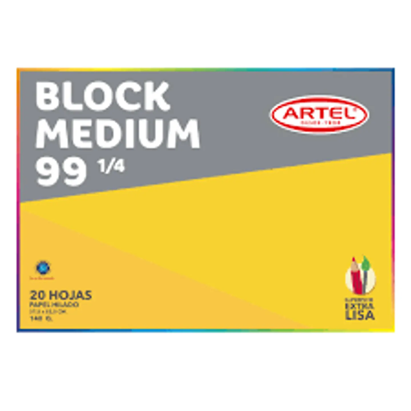 BLOCK DE DIBUJO MEDIUM 99 1/4 20HOJAS ARTEL 1