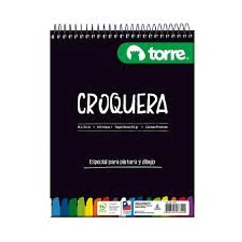  CROQUERA 16 X21 TORRE IMAGINA 100 hojas
