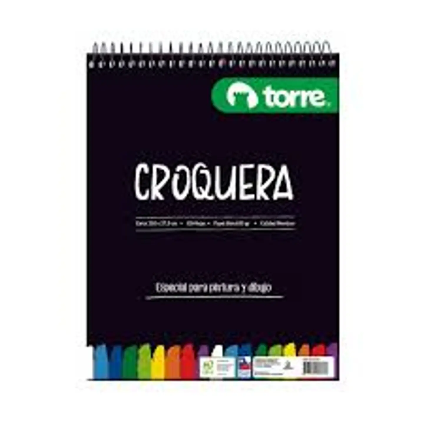 CROQUERA 21.6 X 27.9 CARTA TORRE 100 HJS 1