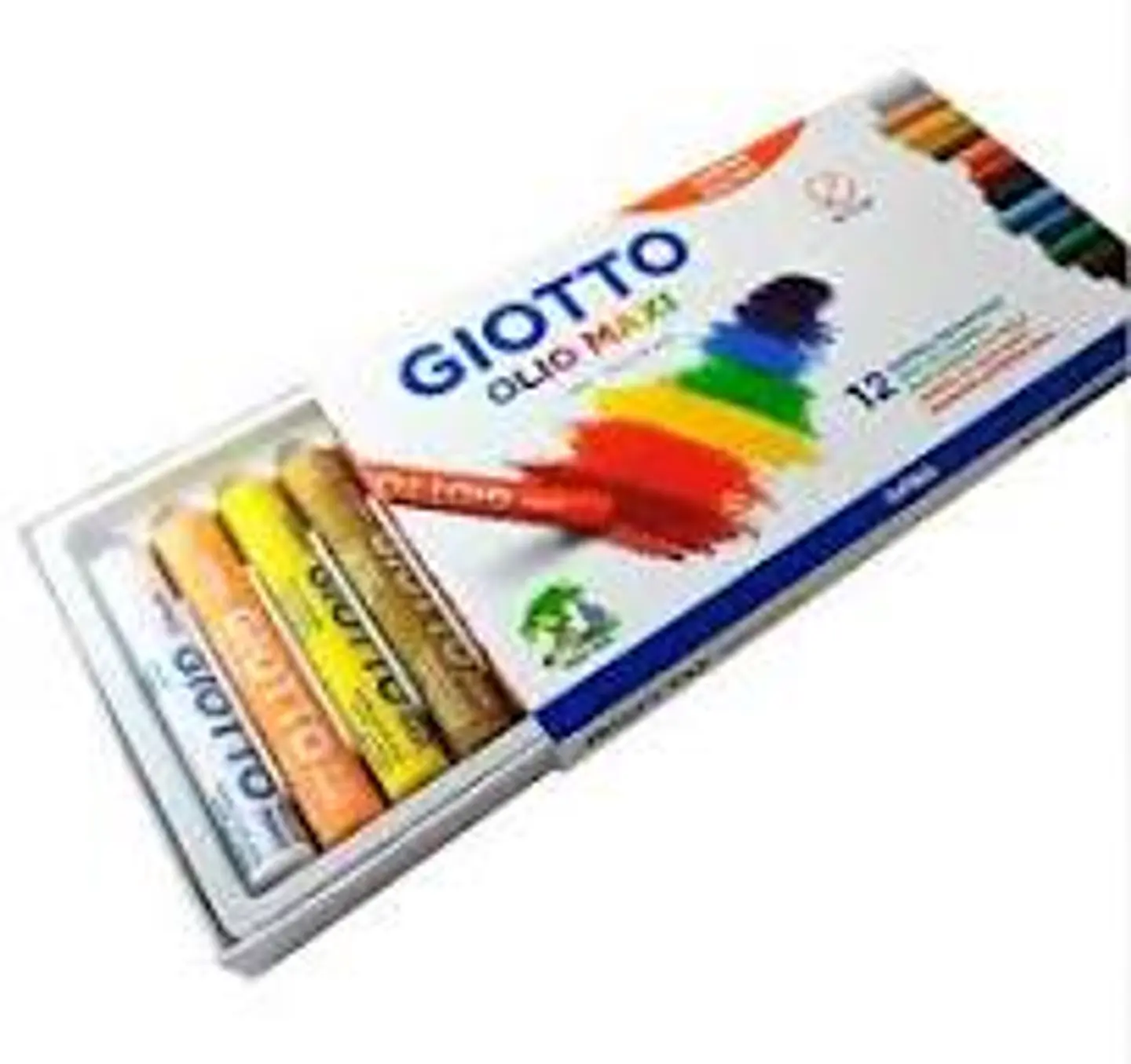 LAPICES PASTEL OIL MAXI  12 COLORES. GIOTTO 1