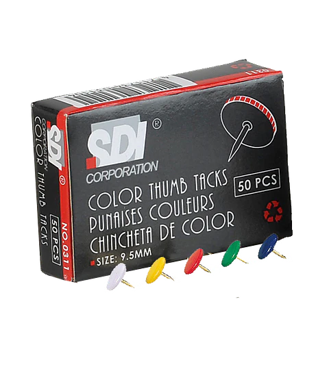 CHINCHE COLORES X 50 UNID SDI