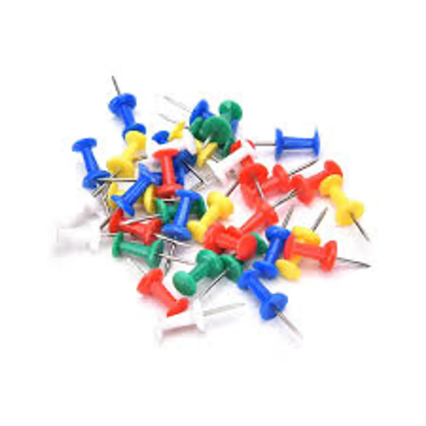 CHINCHE PUSH PINS COLORES TORINI CAJA 100 UD 1