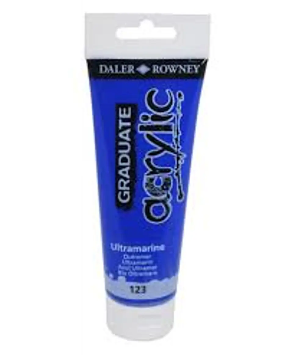 PINTURA ACRILICA AZUL ULTRAMAR 123  DALER ROWNEY 1