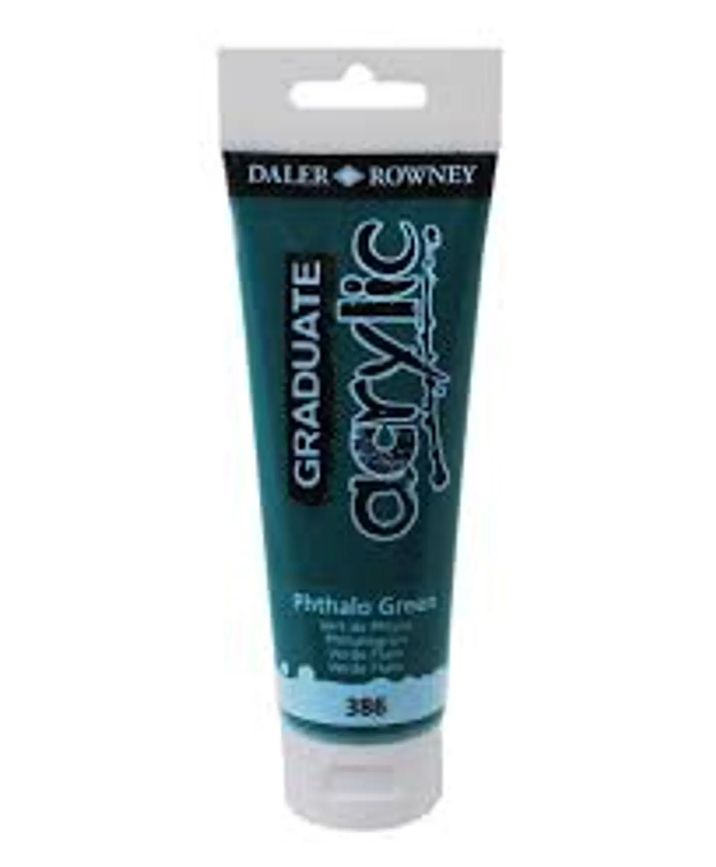 PINTURA ACRILICA PHTHALO GREEN 386  DALER ROWNEY 1