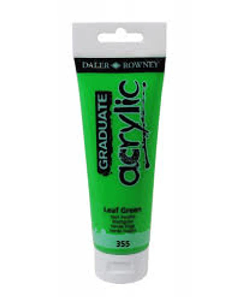 PINTURA ACRILICA LEAF GREEN 355  DALER ROWNEY
