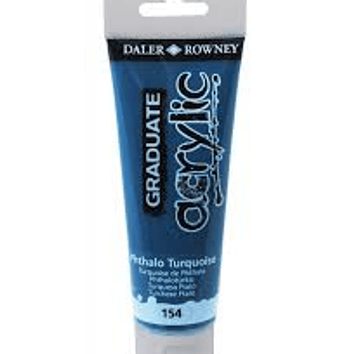 PINTURA ACRILICA PHTHALO TURQUOISE 154 DALER ROWNEY 1