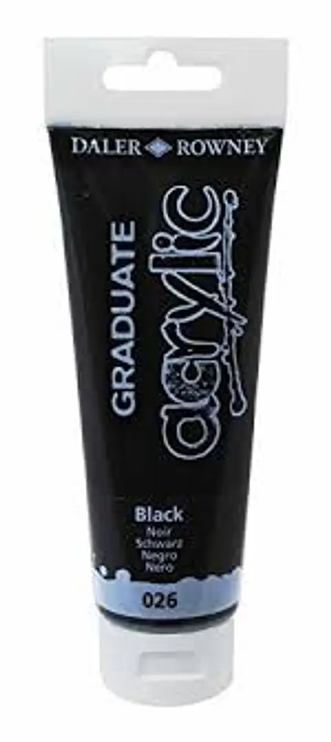 PINTURA ACRILICA NEGRO 026 DALER ROWNEY