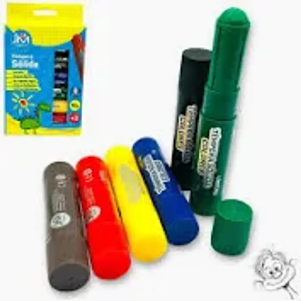 TEMPARA SOLIDA 6 COLORES JM 1