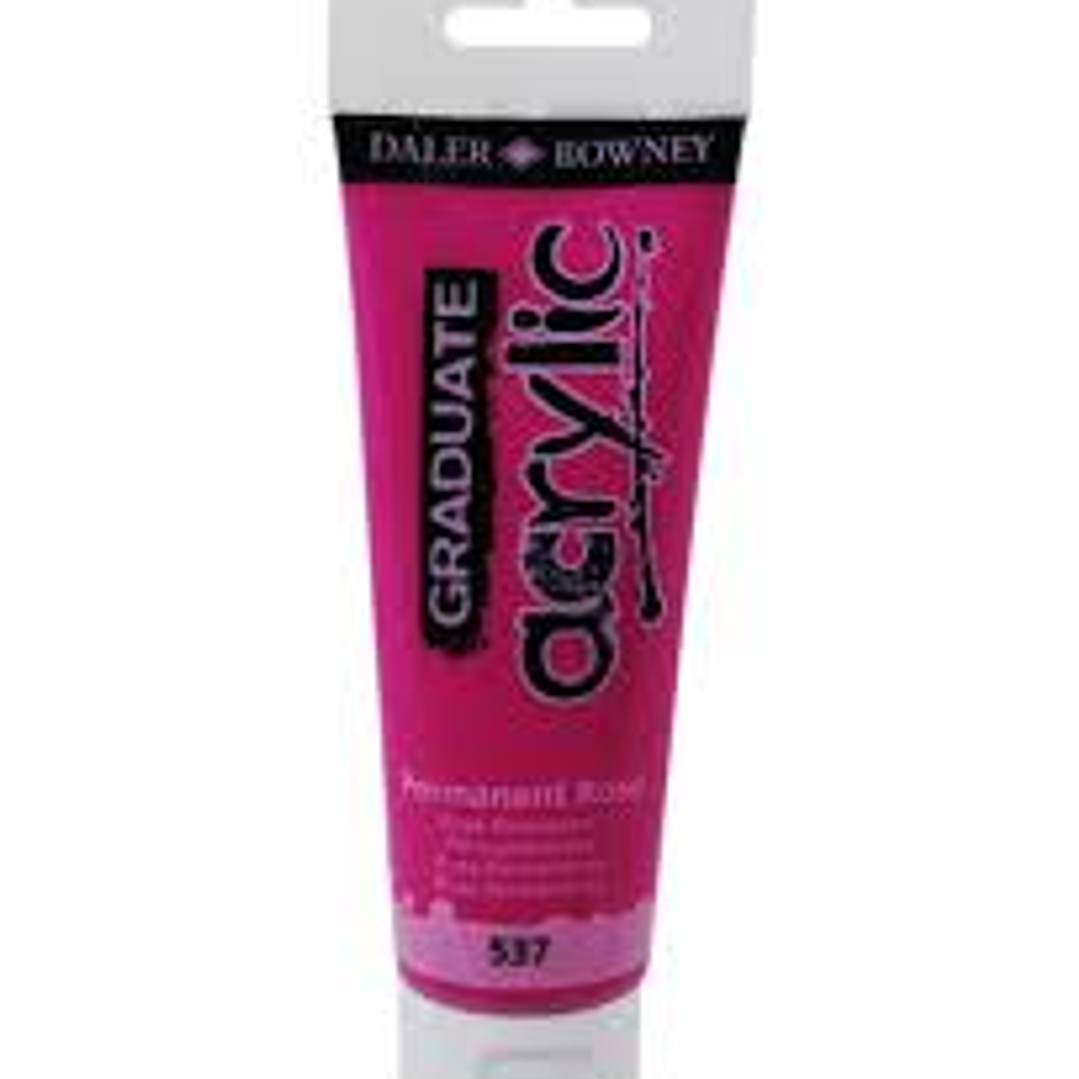 PINTURA ACRILICA ROSA PERMANENTE 537 DALER ROWNEY 1