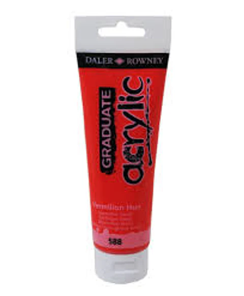 PINTURA ACRILICA VERMILION HUE 588 DALER ROWNEY