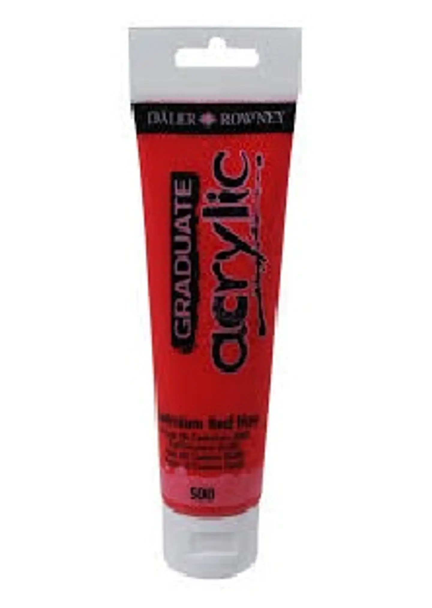 PINTURA ACRILICA ROJO CADMIO CLARO 500 DALER ROWNEY 1