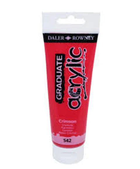 PINTURA ACRILICA ROJO CARMESI 542 DALER ROWNEY