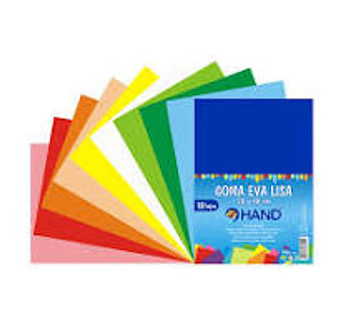 CARPETA GOMA EVA HAND 10 COLORES