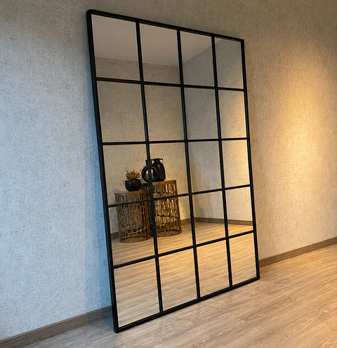 Espejo Ventana Cuadriculado XL