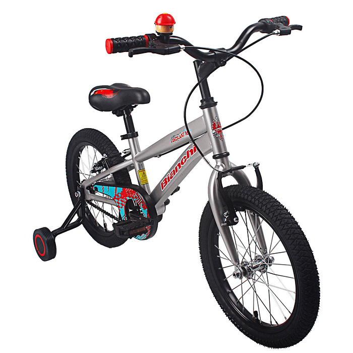 BR BICICLETA INFANTIL BIANCHI A16 GOLIAT PLATA 2