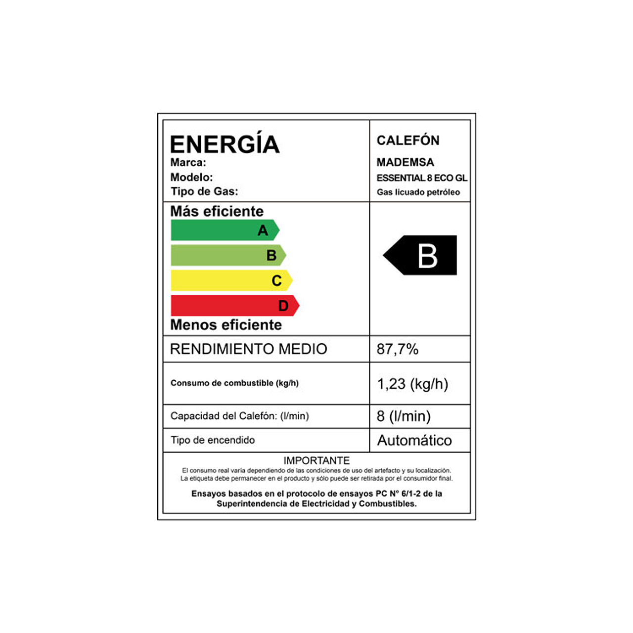 LB CALEF ION 8LT MADEMSA ESSENTIAL 8 ECO