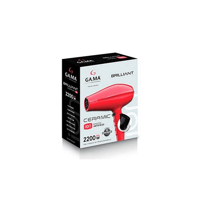 SECADOR PELO GAMA BRILLIANT CERAMIC ION CHI 3