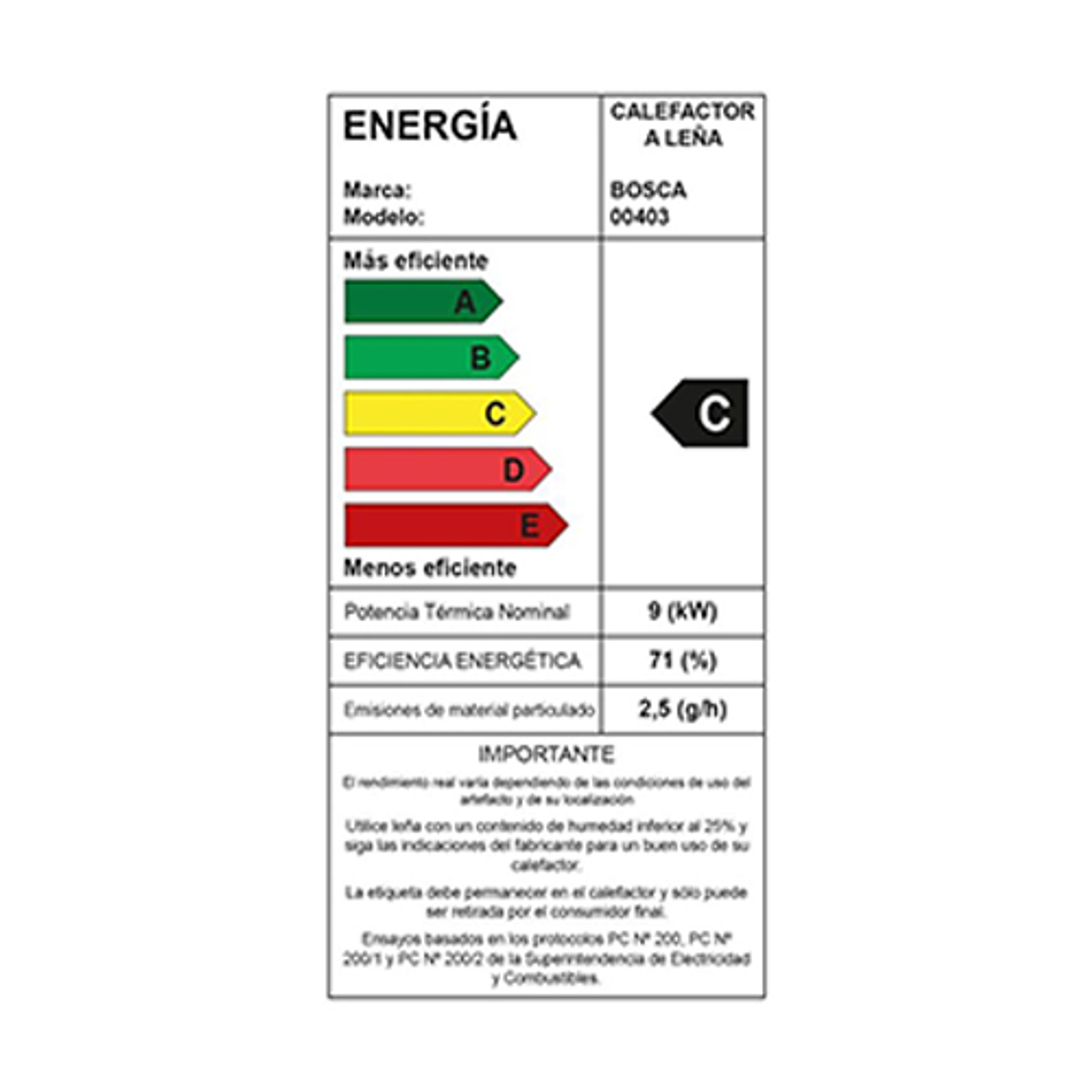 ESTUFA CL BOSCA LIMIT 360