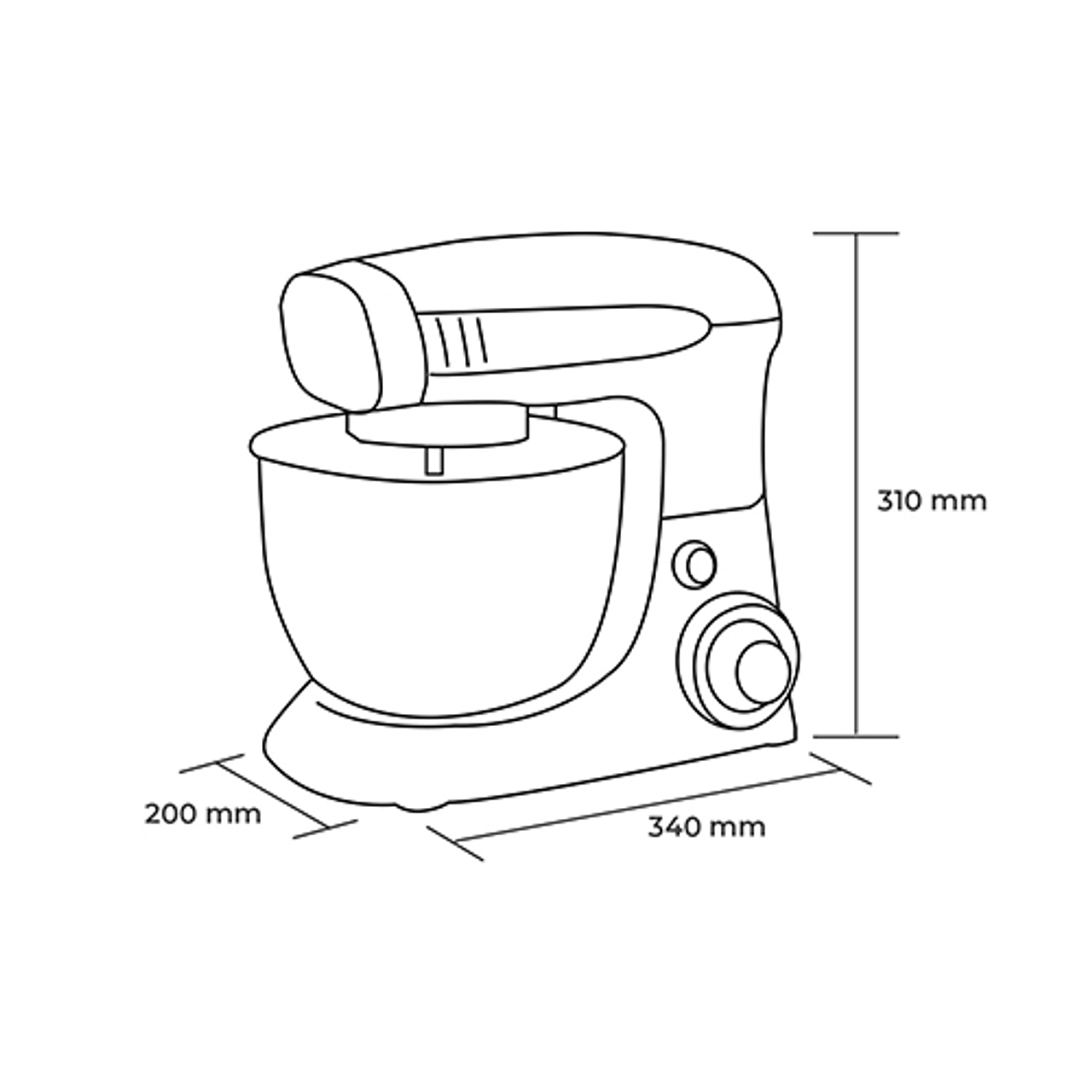 BATIDORA MAIGAS SC232B LORENZZA 4L HOME BLANCO