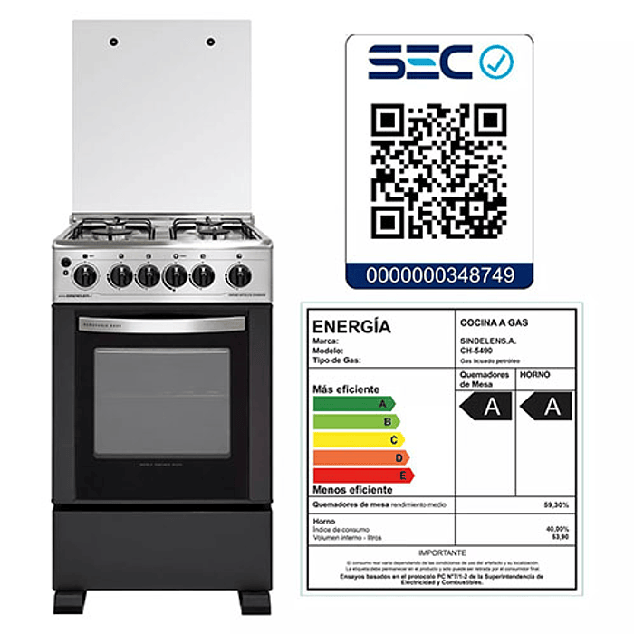 COCINA GL 4P SINDELEN CH-5490NI 6