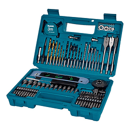 SET ACC MAKITA E-10730 HRRTAS MANUALES 102PZAS.