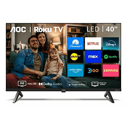 TV ST 40" LED AOC 40S5045 FHD SMART TV ROKU