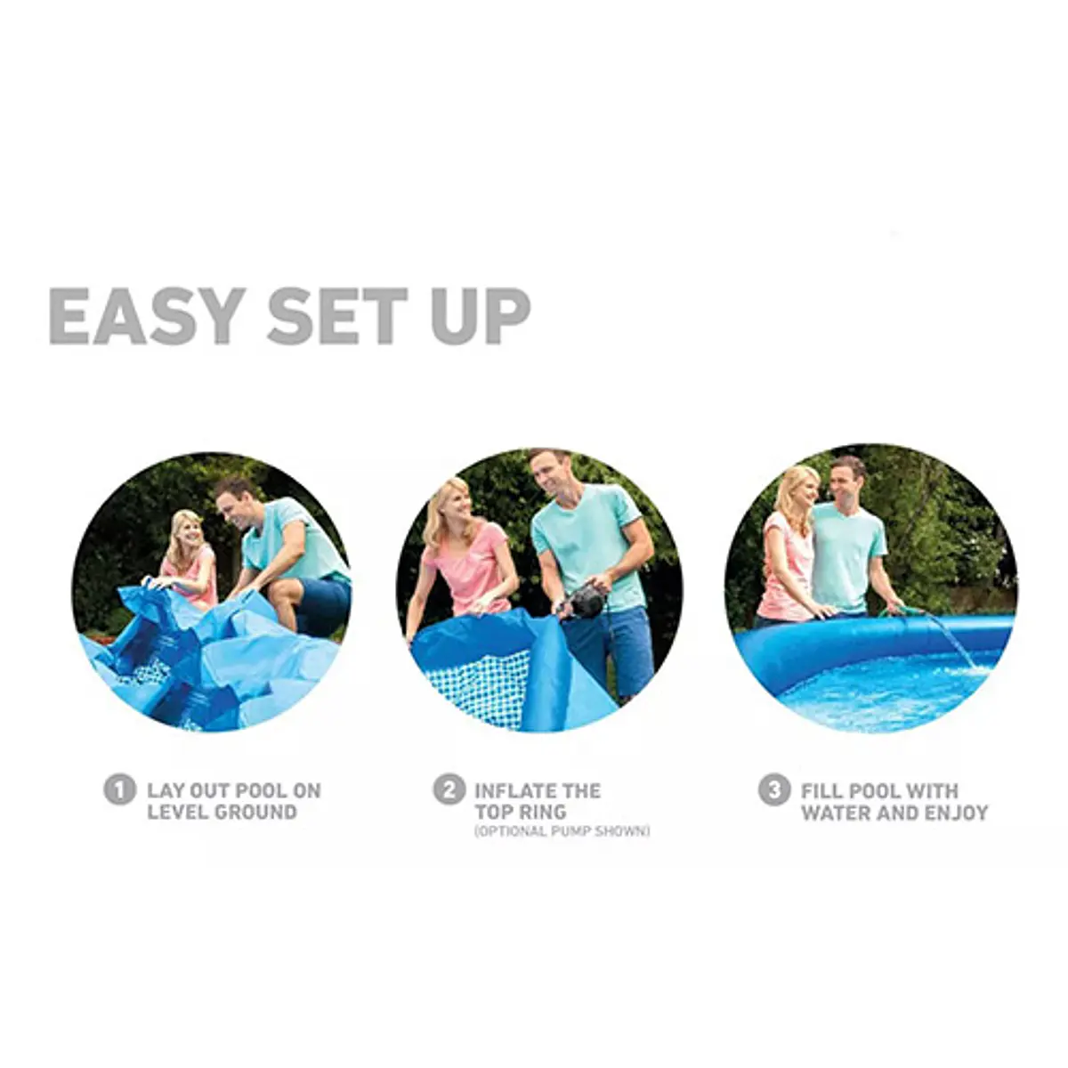 PISCINA INFLABLE INTEX 28106NP 244 X 61 CM REDONDA