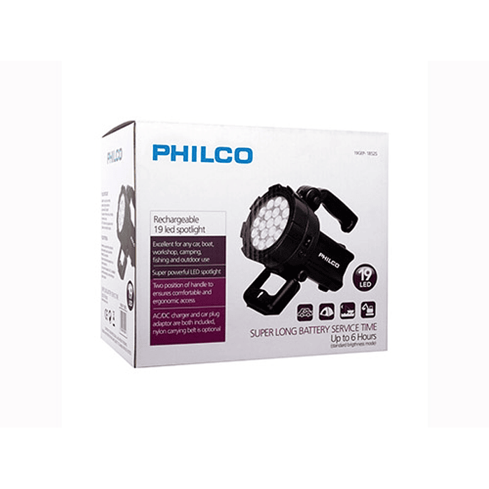 FOCO PHILCO 19GEP18525 LED RECARGABLE 3