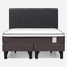 CAMA 2P ROSEN NEW STYLE 4 PLUS BD RESPALDO LUCIO GR