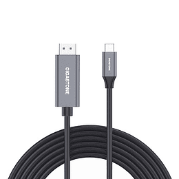 ACCESORIOS CABLE GIGASTONE TIPO C-HDMI 2MT 4K