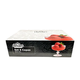 COPAS DISAIS RSAT09-03 SET 6PZA HELADO